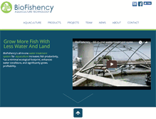 Tablet Screenshot of biofishency.com